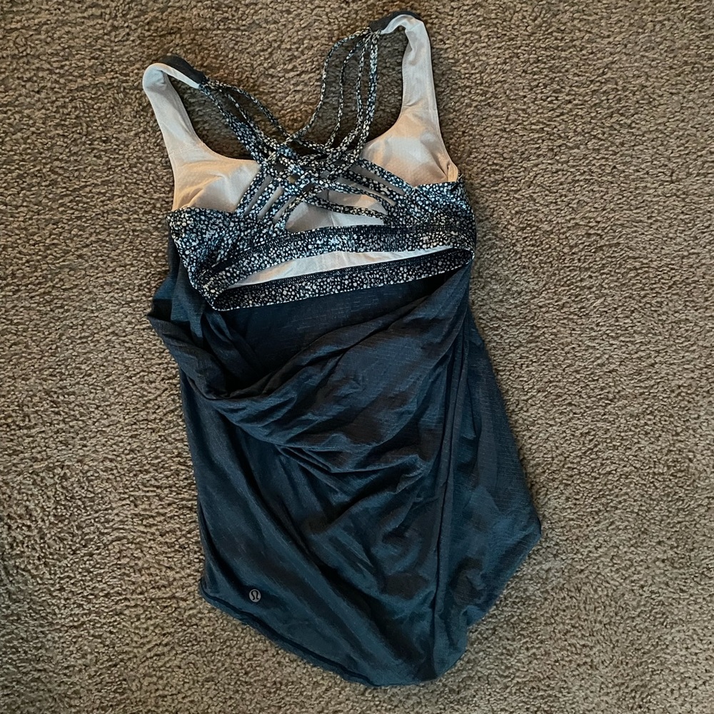 Lululemon open back workout tank